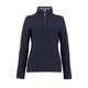 Weird Fish Aria 1/4 Zip Eco Macaroni Jumper Navy Size 8