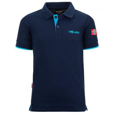 Trollkids - Kid's Bergen Polo XT - Polo-Shirt Gr 104 blau Image