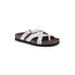 Women's Harrington Leather Sandal by White Mountain in White Leather (Size 10 M)