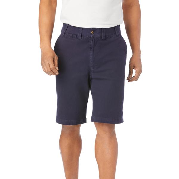 mens-big---tall-10"-flex-full-elastic-waist-chino-shorts-by-kingsize-in-navy--size-68-/