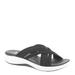 Clarks Mira Isle - Womens 8.5 Black Sandal Medium