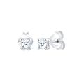 Elli DIAMONDS - Basic Ohrstecker Diamant (0.12 ct.) 925er Silber Ohrringe Damen