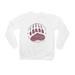 Youth White Montana Grizzlies End Zone Pullover Sweatshirt