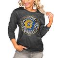 Women's Charcoal Angelo State Rams Call the Shots Oversized Long Sleeve T-Shirt