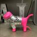 Pink Victoria's Secret Accessories | Pink By Victoria’s Secret Collectible Dog | Color: Pink/Silver | Size: Pls See Pics For Measurements