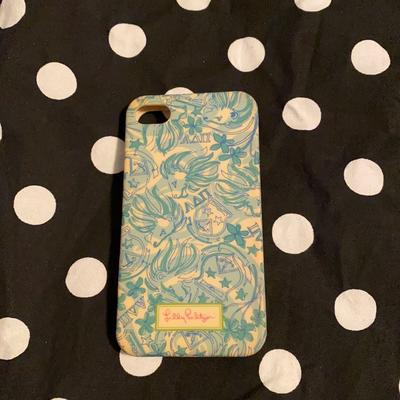 Lilly Pulitzer Accessories | Lilly Pulitzer Phone Case Sorority Design Adpi | Color: Blue | Size: 4 1/2 X 2