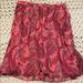 J. Crew Skirts | J Crew Pleated Silk Skirt Paisley Pink - 6 | Color: Pink | Size: 6