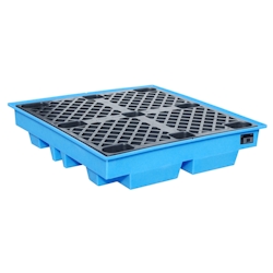 PE-Auffangwanne Typ WP-PE WP-PE 4/2, aus robustem Polyethylen, Ausführung in blau Image