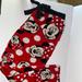 Disney Intimates & Sleepwear | Disney Minnie Mouse Plush Pj Bottom | Color: Black/Red | Size: Xl