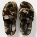 Anthropologie Shoes | Anthro J/Slides Bryce Camo Shearling Slippers | Color: Brown/Tan | Size: 8