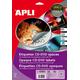 Apli - 200 Stück klassische CD/DVD-Etiketten Full Cover 117/18
