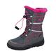 Lico Briana Mädchen Schneestiefel, grau/pink, 39 EU