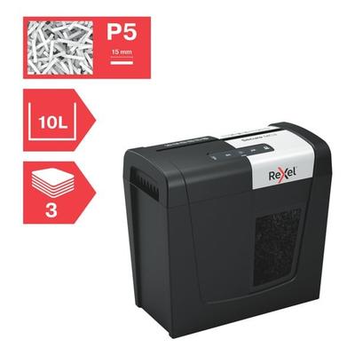Rexel Aktenvernichter »Secure MC3 Whisper-Shred« schwarz, 20.4x35.5x35.1 cm Image