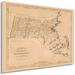 HISTORIC PRINTS Historix Vintage 1796 Map Of Massachusetts - 24X36 Inch Vintage Map Of Massachusetts Wall Art - Massachusetts Wall Map - Mass State Map | Wayfair
