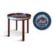 Fan Creations End Table Wood in Black/Blue/Brown | 17 H x 24 W x 27.5 D in | Wayfair M1092-Mets