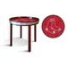 Fan Creations End Table Wood in Black/Blue/Brown | 17 H x 24 W x 27.5 D in | Wayfair M1092-Red Sox
