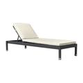 Panama Jack Outdoor Onyx Outdoor Wicker Chaise Lounge w/ Cushion Wicker/Rattan | 12 H x 32 W x 75 D in | Wayfair PJO-1901-BLK-CL-CUSH