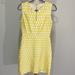 Kate Spade Dresses | Kate Spade New York Lemon Yellow/Wht Sheath Dress | Color: White/Yellow | Size: 4