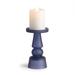 Etta Avenue™ Hedda Glass Candle Stand Glass in Blue | 7.25 H x 4 W x 4 D in | Wayfair B03C64C3CCAB4B9393A19CF152714D11