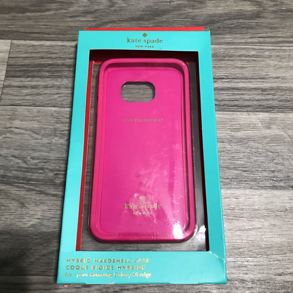 Kate Spade Accessories | Kate Spade Samsung Galaxy S6 Phone Case | Color: Black/White | Size: Samsung Galaxy S6