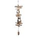 Cohasset Gifts & Garden Oscar Owl Bamboo Bell Bamboo | 5 W x 5 D in | Wayfair 616