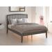 Bealeton Solid Wood Platform Bed by Harriet Bee kids Wood in Gray | 50 H x 78.75 W x 82.5 D in | Wayfair FE6F41264D6A44FF94A20BE5C1843CD3