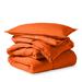 Bare Home Ultra-Soft All Season Comforter Set Polyester/Polyfill/Microfiber in Orange | Twin Comforter + 1 Standard Sham | Wayfair 812228031953