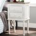 August Grove® Aragam 2 Drawer Nightstand Wood in Brown/Gray/White | 25.5 H x 16.25 W x 12 D in | Wayfair F3BF3663CB364EBE840477CFD8E0FBFF