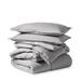 Bare Home Ultra-Soft All Season Comforter Set Polyester/Polyfill/Microfiber in Gray | Full/Double Comforter + 2 Standard Shams | Wayfair