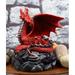 Aryanna Trinx Stryker The Mythical Smoke Fire Breathing Dragon Backflow Incense Cone Burner Figurine 6.25" Tall Dungeons | Wayfair