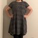 Lularoe Dresses | Lularoe Carly Dress Flowy Stretchy Black Xxs Nwt | Color: Black/White | Size: Xxs