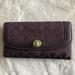 Coach Bags | New Coach Wallet! | Color: Purple | Size: Os