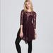 Free People Dresses | Free People Floral Mesh Lace Dress | Color: Purple | Size: 0