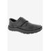 Men's WATSON Casual Shoes by Drew in Black Stretch Leather (Size 15 EE)