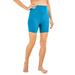 Plus Size Women's Swim Boy Short by Swim 365 in Blue Sea (Size 26) Swimsuit Bottoms