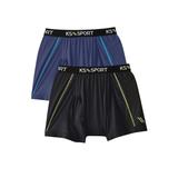 Men's Big & Tall KS Sport™ Performance Boxer Brief 2-Pack by KS Sport in Assorted Dark Colors (Size XL)