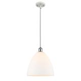 Innovations Lighting Bruno Marashlian Ballston Dome 12 Inch Mini Pendant - 516-1S-WPC-GBD-121-LED