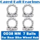 Roulements à billes à cage diamètre extérieur 38mm ( 8 pièces) moyeu de roue arrière de vélo