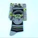 Disney Underwear & Socks | Disney The Mandalorian Baby Yoda Socks And Bandana | Color: Black/Gray | Size: 6-12 / Osfm