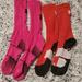 Under Armour Underwear & Socks | Euc 2 Pair, Under Armour Basketball Socks Pink/Red | Color: Pink/Red | Size: M