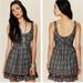 Free People Dresses | Grey New Romantics Weather Vane Ikat Casual | Color: Gray | Size: 4