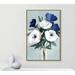 Casa Fine Arts The Day I Met You - Floater Frame Painting Print on Canvas in Blue/Green/White | 2 D in | Wayfair 43131-01