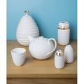 Marie Burgos Design 48oz. Porcelain China Teapot Porcelain China/Ceramic in White | 5 H x 7.8 W x 7.8 D in | Wayfair SQ6876594
