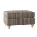 Paula Deen Home Duckling 33" Rectangle Standard Ottoman Linen/Polyester/Cotton/Velvet/Other Performance Fabrics | 19 H x 33 W x 25 D in | Wayfair