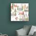 The Holiday Aisle® Welcoming Santa 11 - Print Canvas, Wood in Blue/Green/Red | 14 H x 14 W x 2 D in | Wayfair 21FD5DAAED274CD597A2B5E0DAD819AD