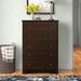 17 Stories Fremont 5 Drawer Chest Wood in Brown/Green | 45.25 H x 31.5 W x 16 D in | Wayfair DB308E1466194FC8B4B495A550AE0985