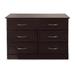 Winston Porter Aary Bedroom 6 Drawer 41" W Dresser Wood in Brown | 30 H x 41 W x 16 D in | Wayfair 0D09BCCC167147D8B43D46203B576562