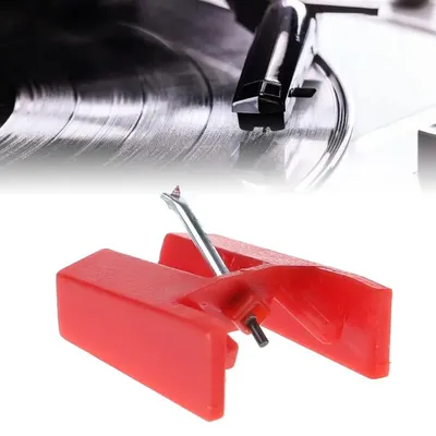 Stylet de lecteur de disques magnétiques en vinyle 2 pièces aiguille dynamique accessoires de