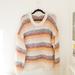 Madewell Sweaters | Madewell Striped Sweater | Color: Cream/Yellow | Size: Xl