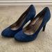 Jessica Simpson Shoes | Jessica Simpson Blue Suede Pumps | Color: Blue | Size: 6